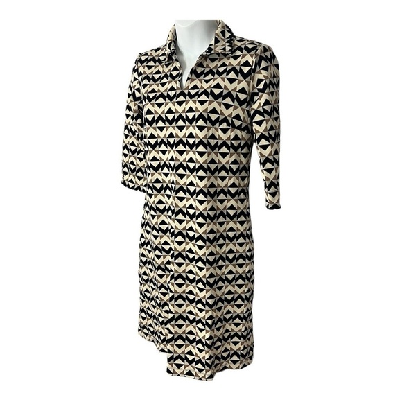 J. McLaughlin Dresses & Skirts - J. McLaughlin Catalina Cloth Womens Dress Geometric Career Summer 70s Revival